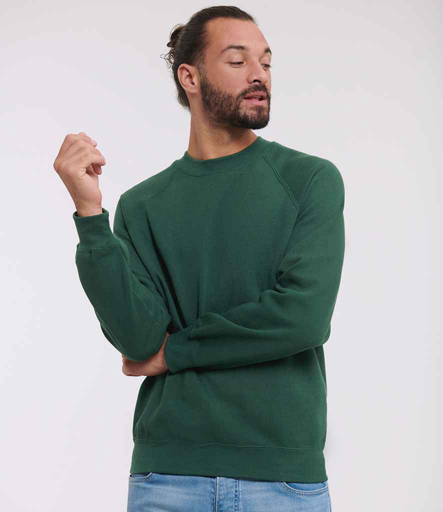 Russell Russell Athletic Raglan Sweatshirt Bottle Green