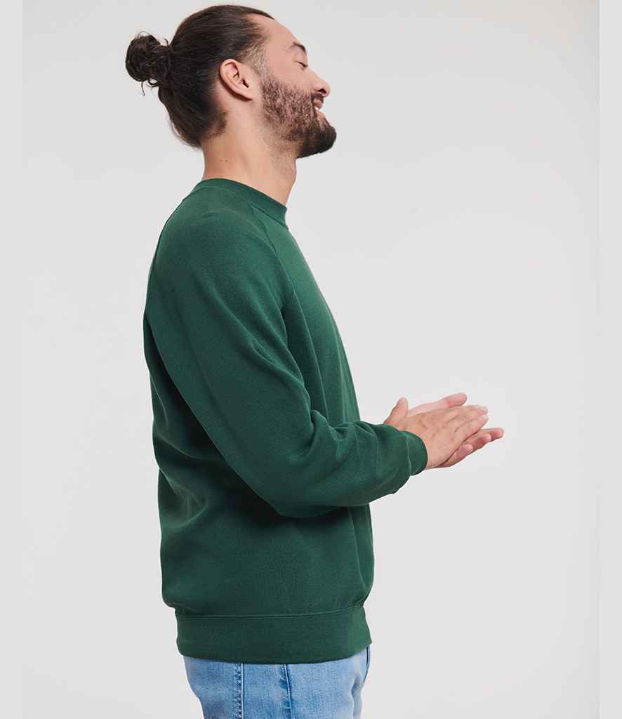 Russell Russell Athletic Raglan Sweatshirt Bottle Green