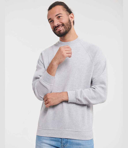 Russell Russell Athletic Raglan Sweatshirt Light Oxford