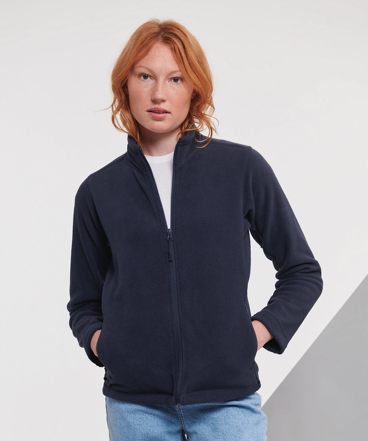 Russell Women's full-zip outdoor fleece Black