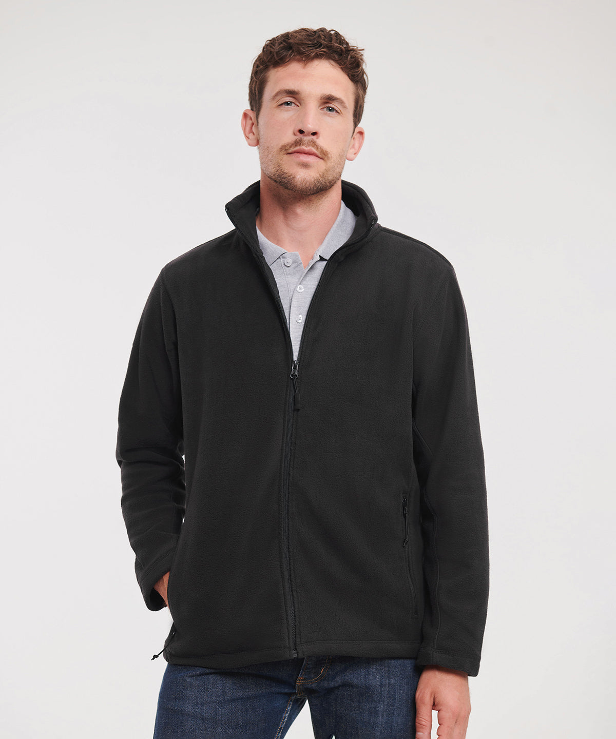 Russell Full-zip outdoor fleece Black