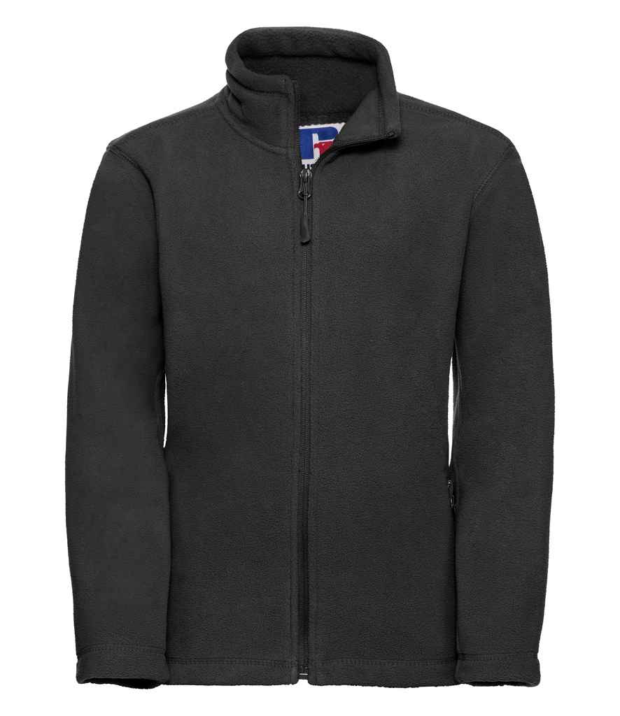 Russell Athletic Kids Outdoor Fleece Jacket in Black