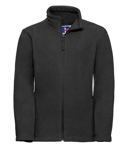 Russell Athletic Kids Outdoor Fleece Jacket in Black