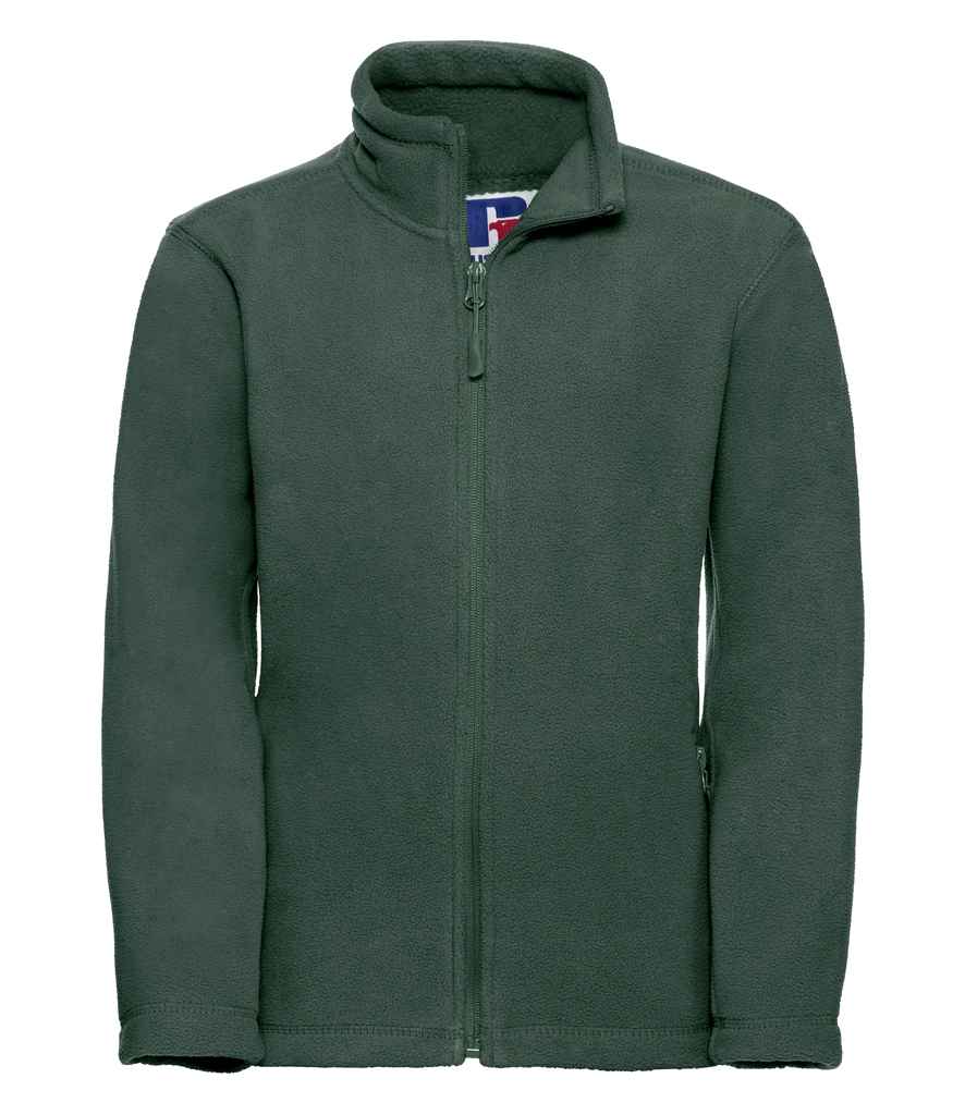 Russell Russell Athletic Kids Outdoor Fleece Jacket Bottle Green