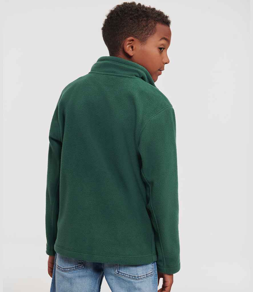 Russell Russell Athletic Kids Outdoor Fleece Jacket Bottle Green