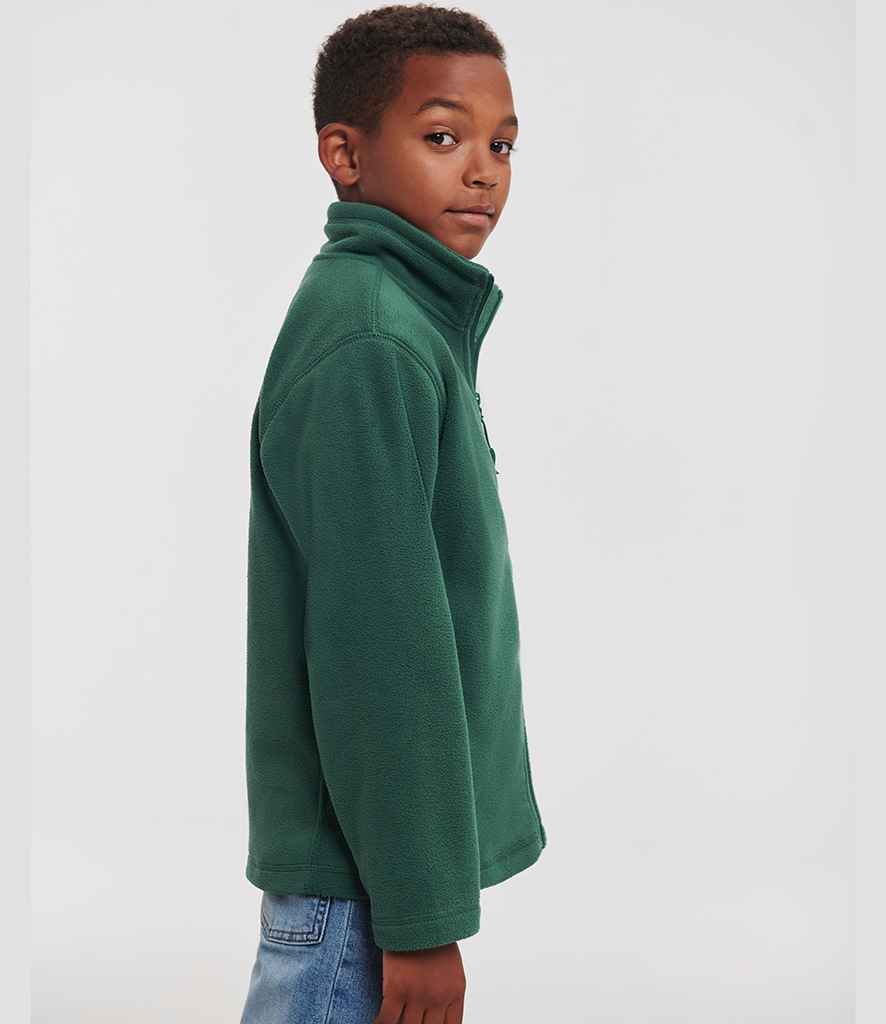 Russell Russell Athletic Kids Outdoor Fleece Jacket Bottle Green