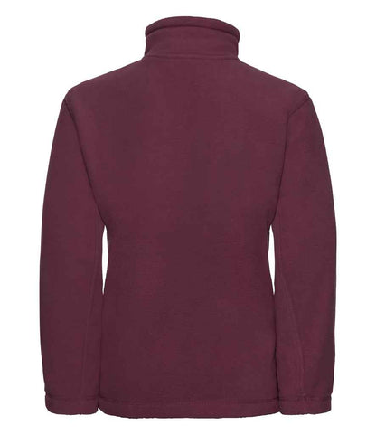 Russell Russell Athletic Kids Outdoor Fleece Jacket Burgundy
