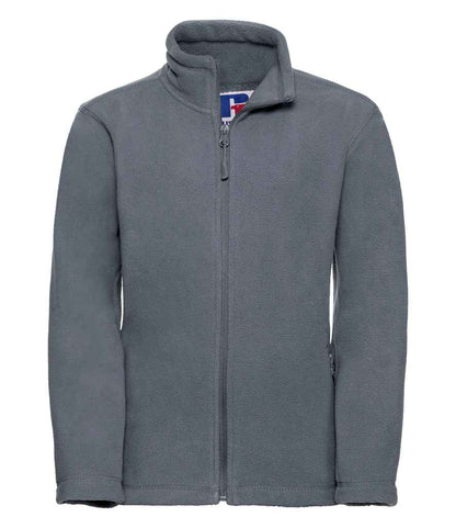 Russell Russell Athletic Kids Outdoor Fleece Jacket Convoy Grey