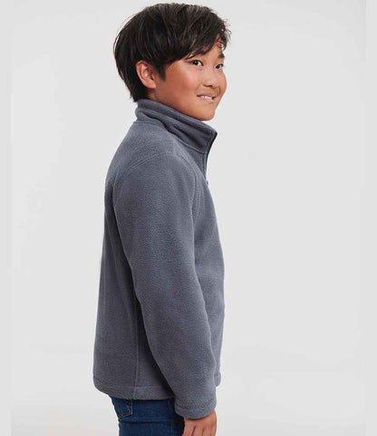 Russell Russell Athletic Kids Outdoor Fleece Jacket Convoy Grey