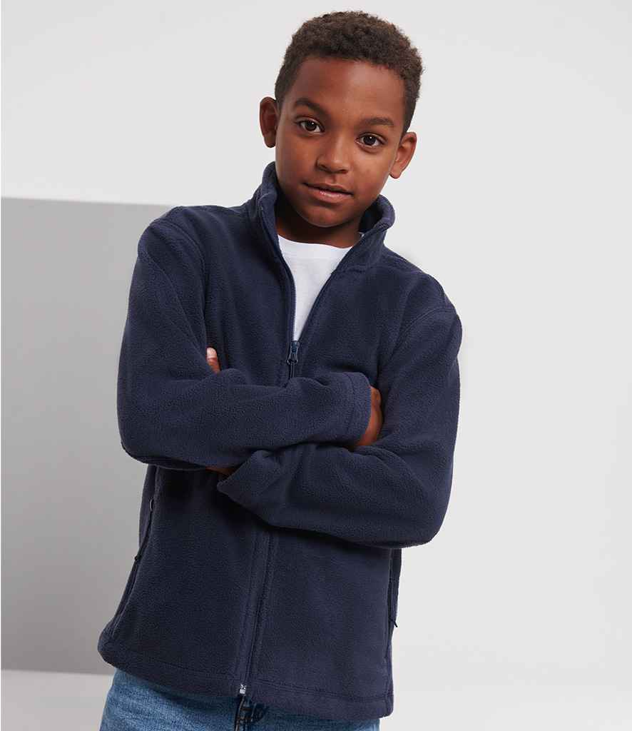 Russell Russell Athletic Kids Outdoor Fleece Jacket French Navy