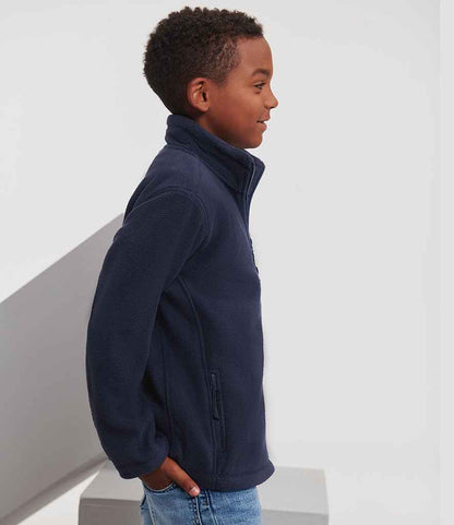 Russell Russell Athletic Kids Outdoor Fleece Jacket French Navy