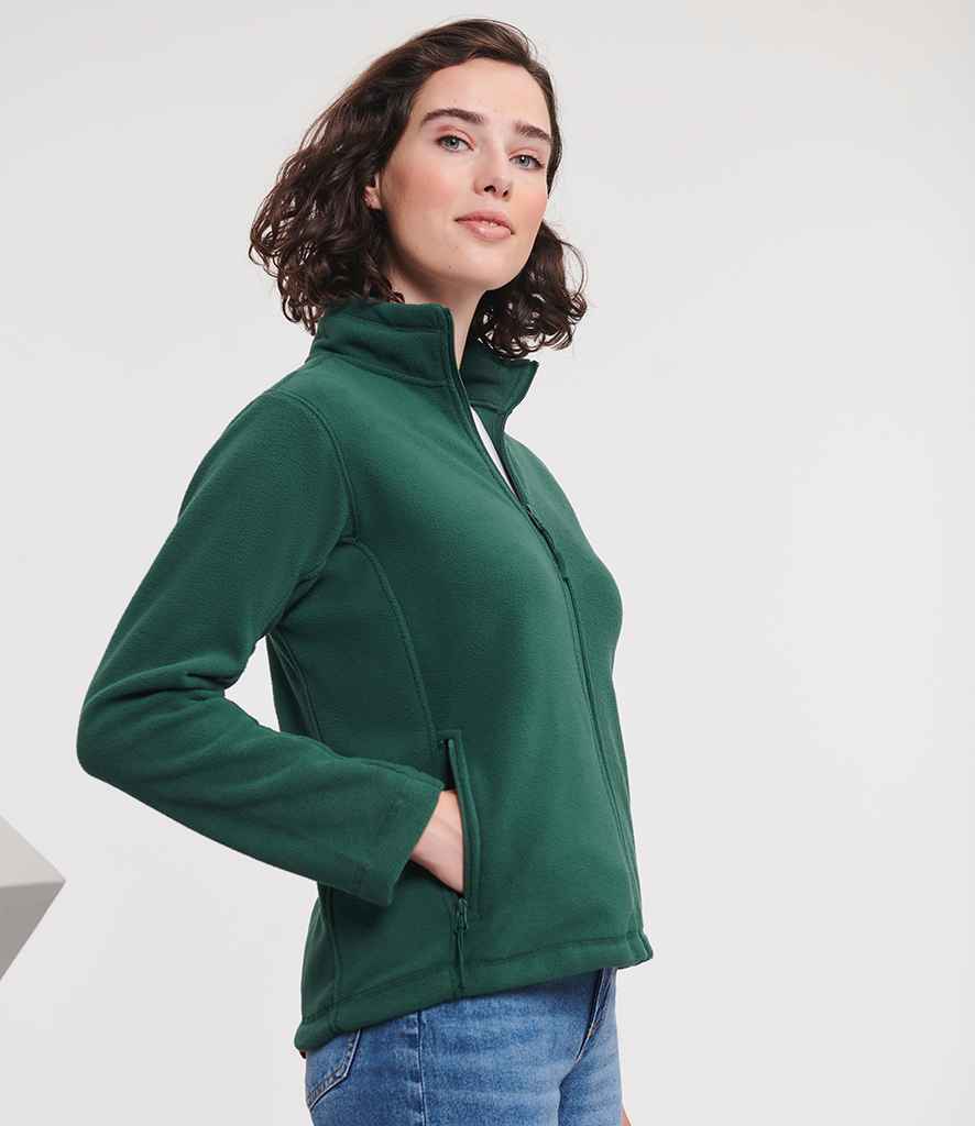 Russell Russell Athletic Ladies Outdoor Fleece Bottle Green