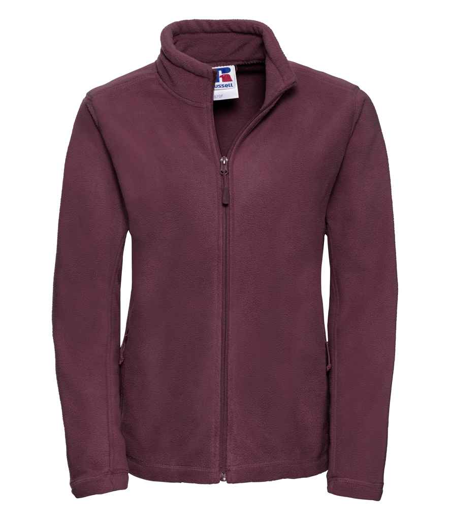Russell Russell Athletic Ladies Outdoor Fleece Burgundy