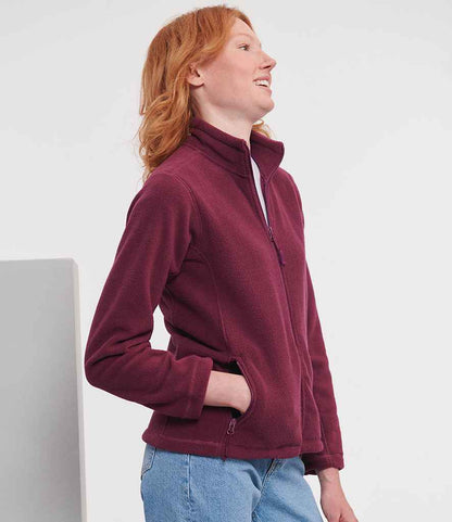 Russell Russell Athletic Ladies Outdoor Fleece Burgundy