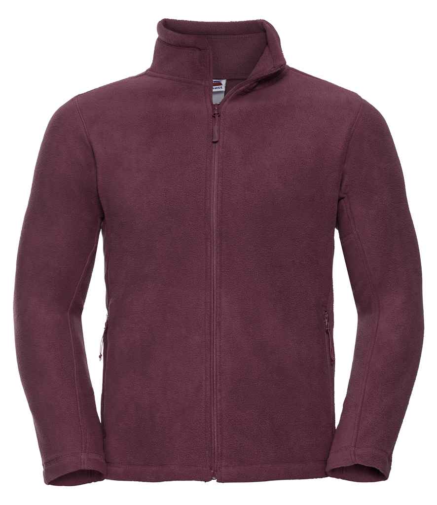 Russell Russell Athletic Outdoor Fleece Jacket Burgundy