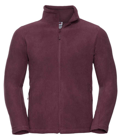 Russell Russell Athletic Outdoor Fleece Jacket Burgundy