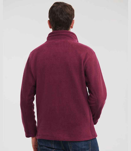 Russell Russell Athletic Outdoor Fleece Jacket Burgundy