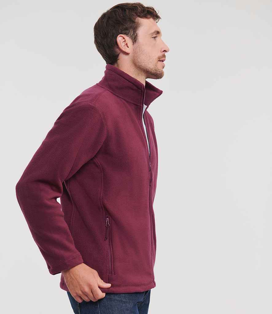 Russell Russell Athletic Outdoor Fleece Jacket Burgundy
