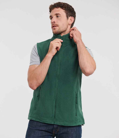 Russell Russell Athletic Outdoor Fleece Gilet Bottle Green