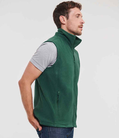 Russell Russell Athletic Outdoor Fleece Gilet Bottle Green