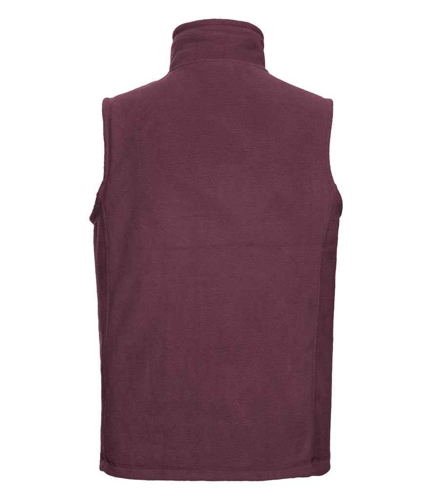 Russell Russell Athletic Outdoor Fleece Gilet Burgundy