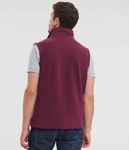 Russell Russell Athletic Outdoor Fleece Gilet Burgundy