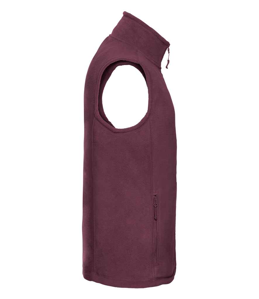 Russell Russell Athletic Outdoor Fleece Gilet Burgundy