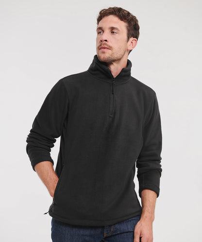 Russell ¼-zip outdoor fleece Black