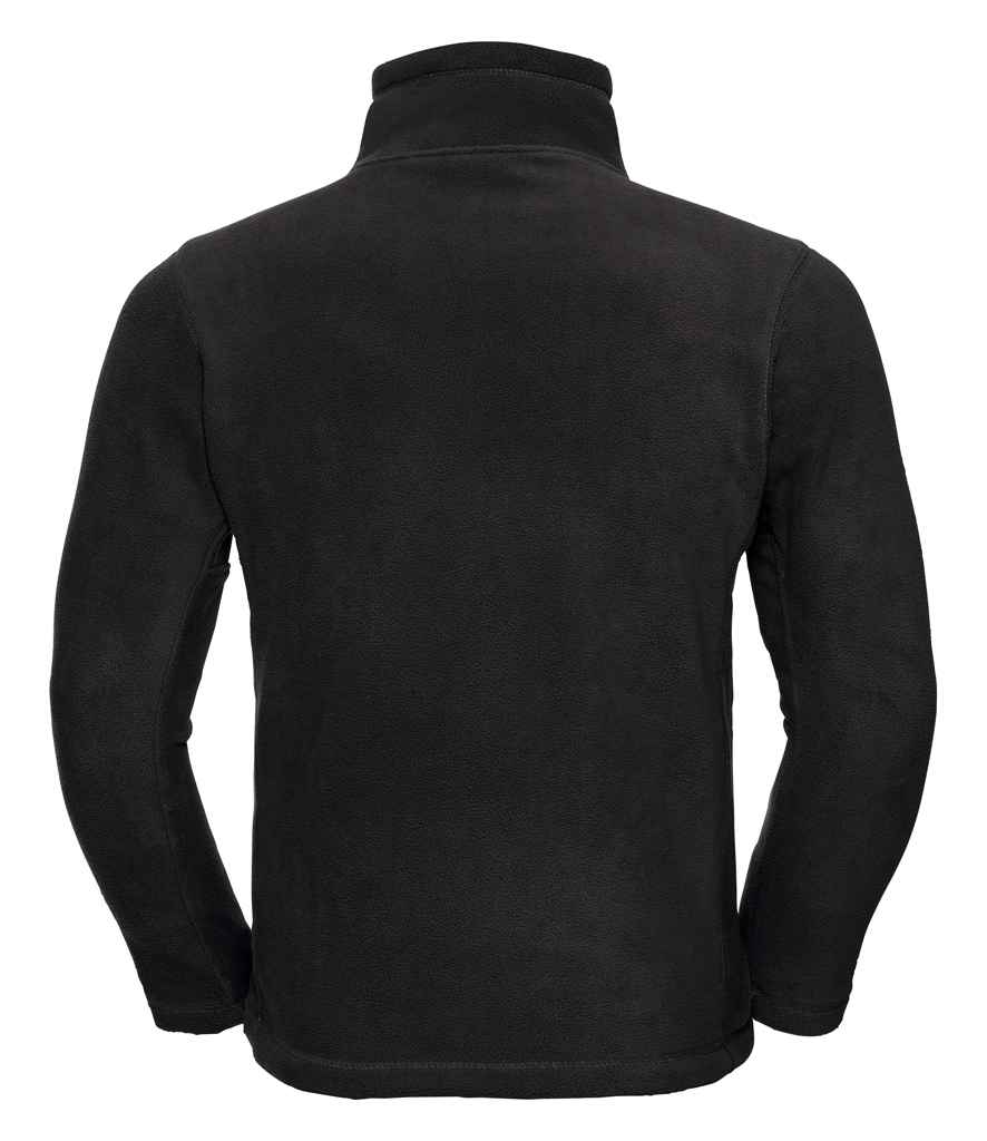Russell Russell Athletic Zip Neck Outdoor Fleece Black