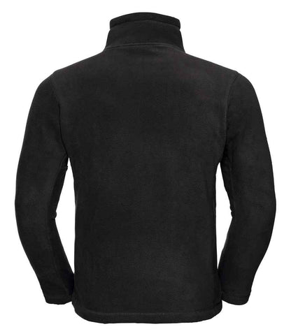 Russell Russell Athletic Zip Neck Outdoor Fleece Black