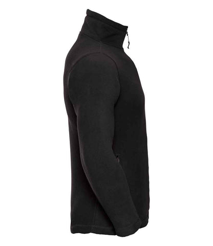 Russell Russell Athletic Zip Neck Outdoor Fleece Black