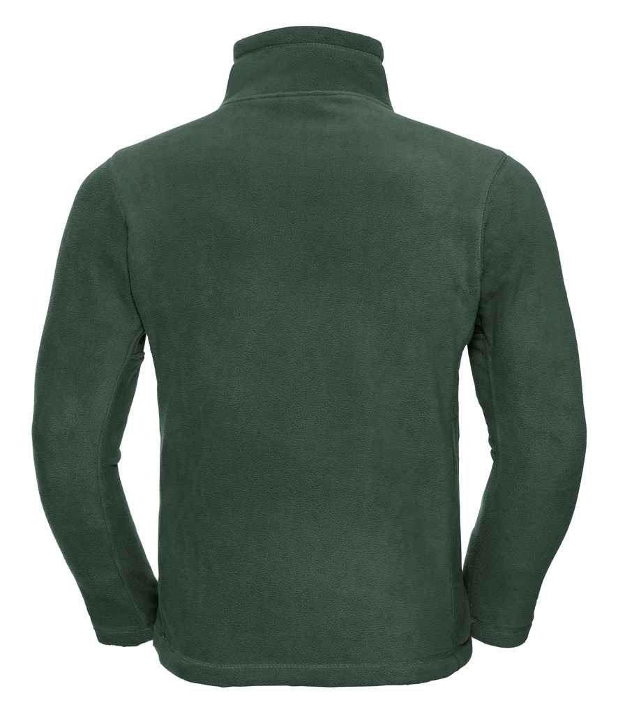 Russell Russell Athletic Zip Neck Outdoor Fleece Bottle Green