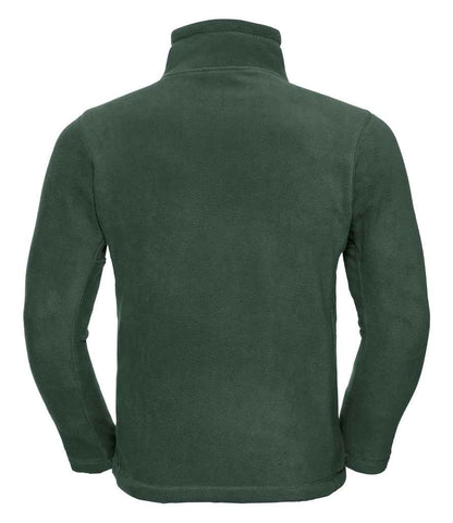 Russell Russell Athletic Zip Neck Outdoor Fleece Bottle Green