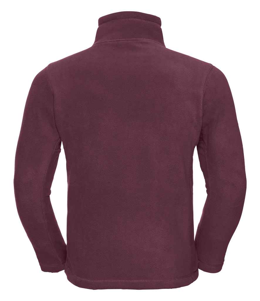 Russell Russell Athletic Zip Neck Outdoor Fleece Burgundy