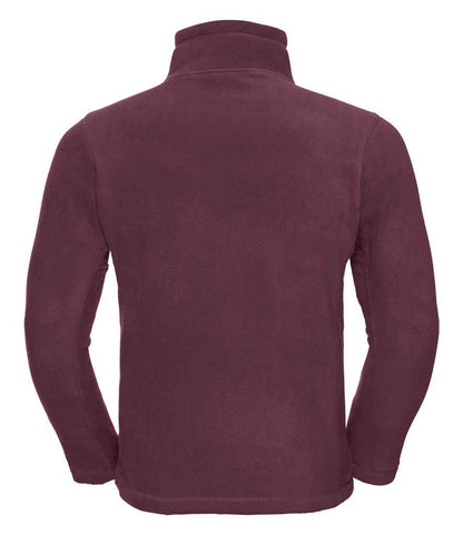 Russell Russell Athletic Zip Neck Outdoor Fleece Burgundy