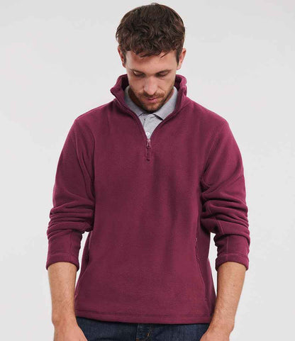 Russell Athletic Zip Neck Outdoor Fleece