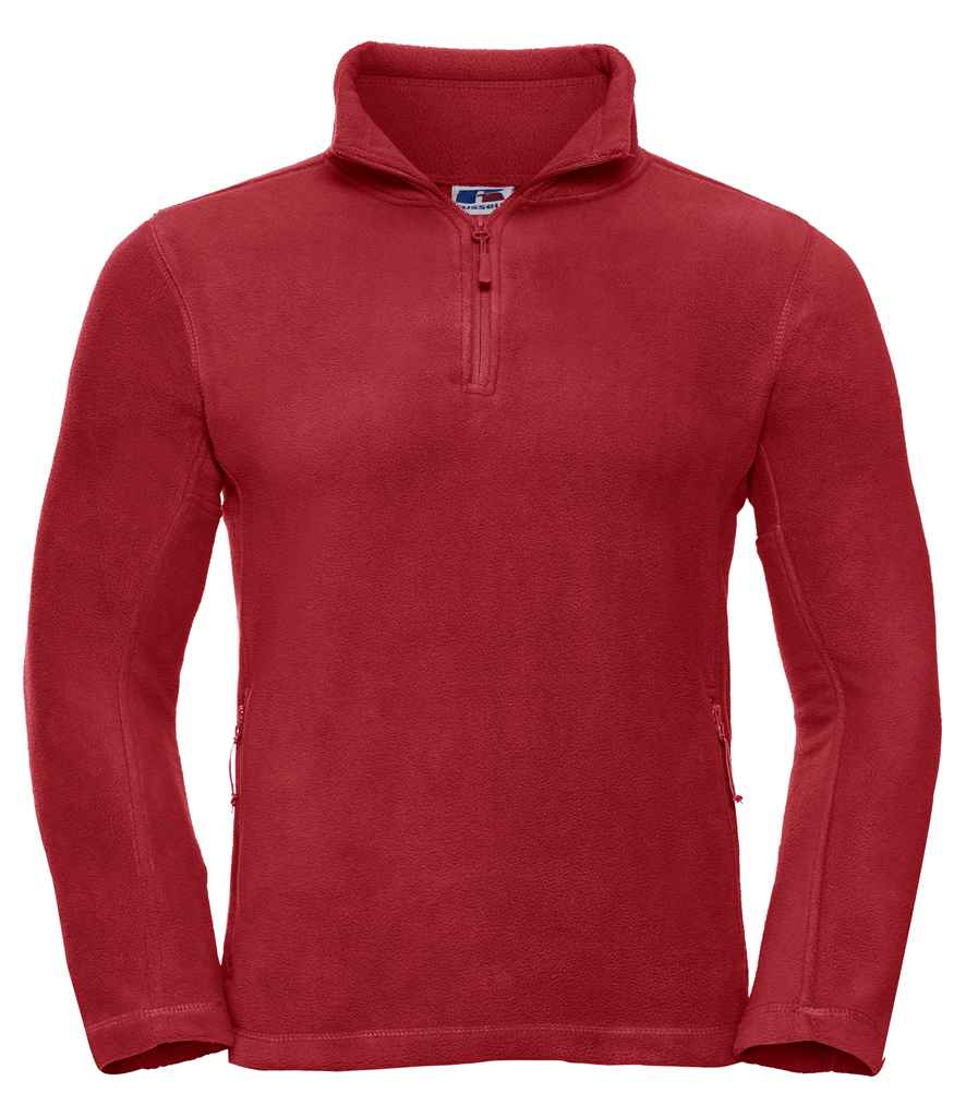 Russell Russell Athletic Zip Neck Outdoor Fleece Classic Red