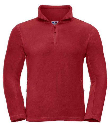 Russell Russell Athletic Zip Neck Outdoor Fleece Classic Red