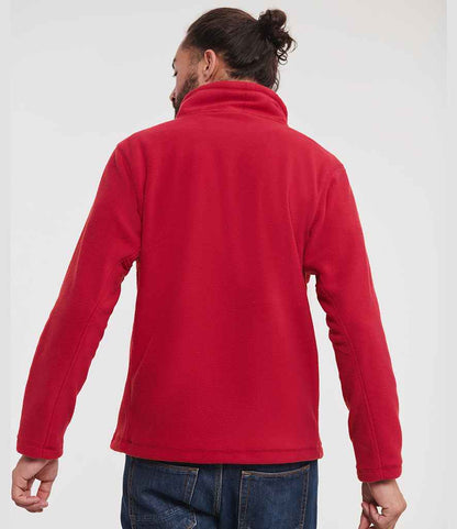Russell Russell Athletic Zip Neck Outdoor Fleece Classic Red