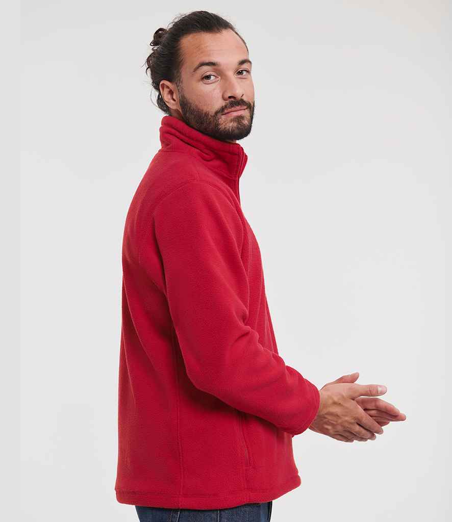 Russell Russell Athletic Zip Neck Outdoor Fleece Classic Red