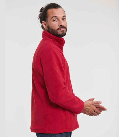 Russell Russell Athletic Zip Neck Outdoor Fleece Classic Red