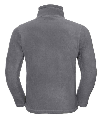 Russell Russell Athletic Zip Neck Outdoor Fleece Convoy Grey