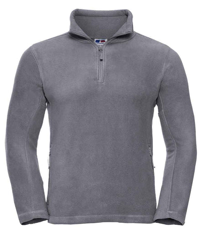 Russell Russell Athletic Zip Neck Outdoor Fleece Convoy Grey