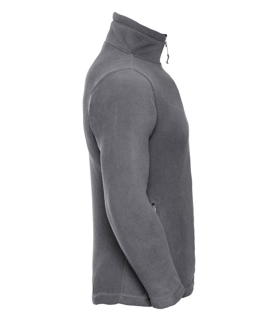 Russell Russell Athletic Zip Neck Outdoor Fleece Convoy Grey