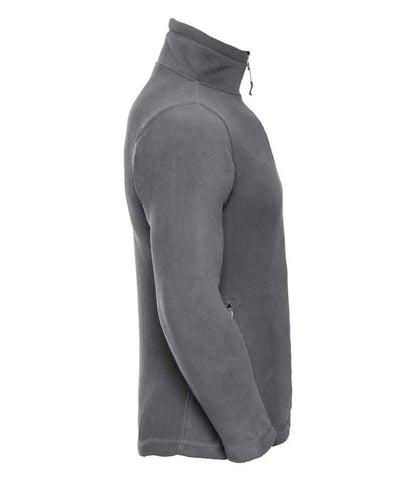 Russell Russell Athletic Zip Neck Outdoor Fleece Convoy Grey