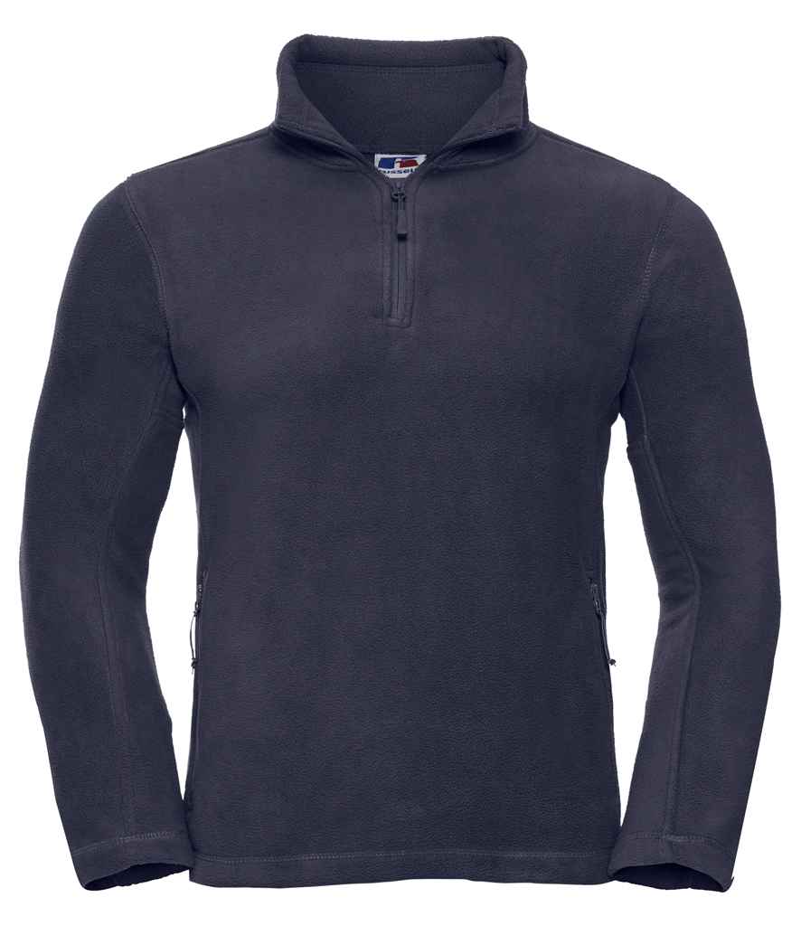 Russell Russell Athletic Zip Neck Outdoor Fleece French Navy