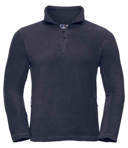 Russell Russell Athletic Zip Neck Outdoor Fleece French Navy