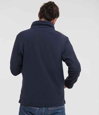 Russell Russell Athletic Zip Neck Outdoor Fleece French Navy