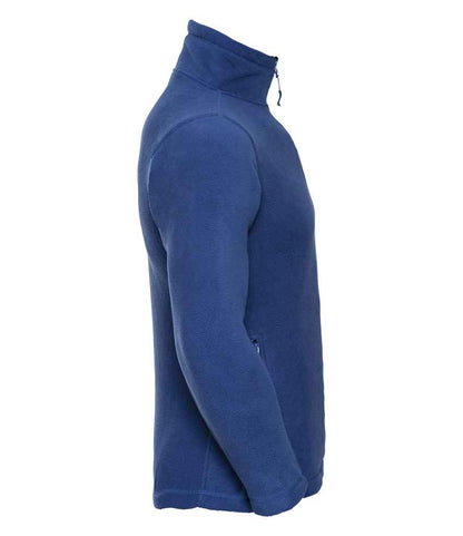 Russell Russell Athletic Zip Neck Outdoor Fleece Royal Blue