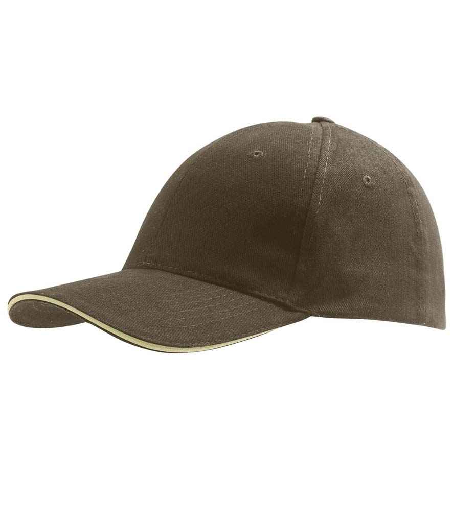 SOL'S Buffalo Cap in Army/Beige